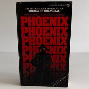 1980s Phoenix Vintage Paperback Spy Thriller Amos Aricha Mu'ammar Qaddafi Libya